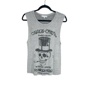 Daydreamer LA Sweet Death Russian Vodka Skull Muscle Tank ASO size Small